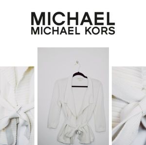 Michael Kors | White Cardigan Sweater | Small
